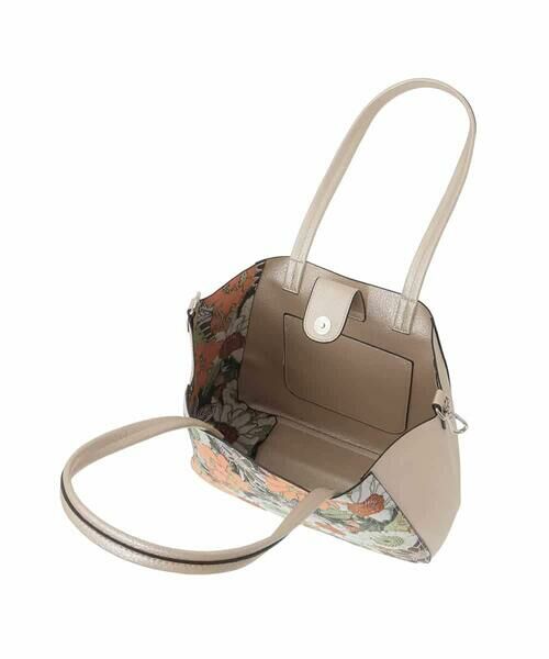 MK MICHEL KLEIN BAG / エムケーミッシェルクランバッグ トートバッグ | ボタニカル柄ジョイントデザイントートバッグ | 詳細7