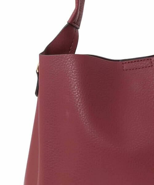 MK MICHEL KLEIN BAG / エムケーミッシェルクランバッグ その他小物 | [2WAY]合成皮革コンパクトハンドバッグ | 詳細2