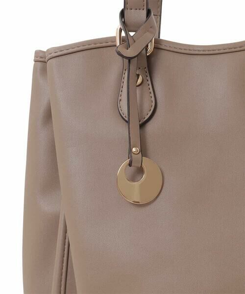 MK MICHEL KLEIN BAG / エムケーミッシェルクランバッグ トートバッグ | [A4収納可]合成皮革スクエアトートバッグ | 詳細10