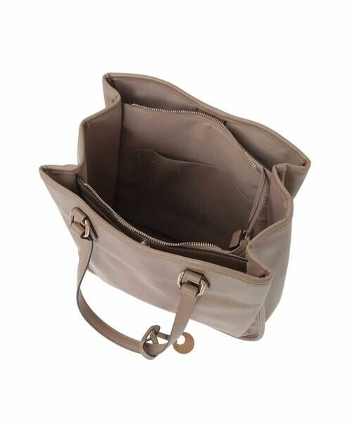 MK MICHEL KLEIN BAG / エムケーミッシェルクランバッグ トートバッグ | [A4収納可]合成皮革スクエアトートバッグ | 詳細11