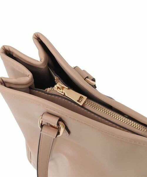 MK MICHEL KLEIN BAG / エムケーミッシェルクランバッグ トートバッグ | [A4収納可]合成皮革スクエアトートバッグ | 詳細4