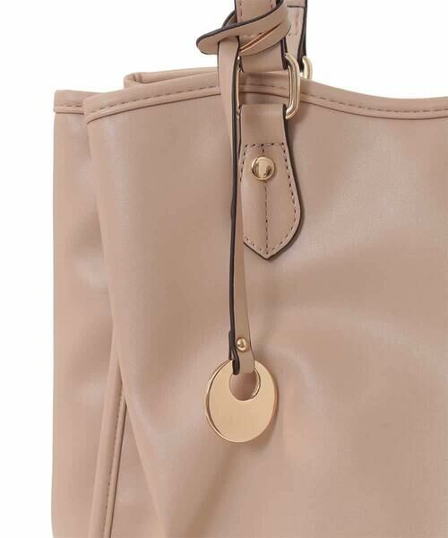 MK MICHEL KLEIN BAG / エムケーミッシェルクランバッグ トートバッグ | [A4収納可]合成皮革スクエアトートバッグ | 詳細5