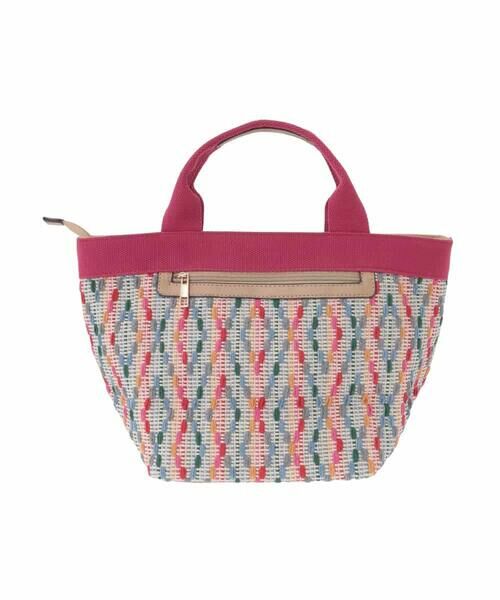 MK MICHEL KLEIN BAG / エムケーミッシェルクランバッグ トートバッグ | マルチカラー刺繍デザイントートバッグ | 詳細3