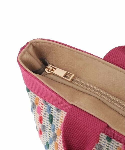 MK MICHEL KLEIN BAG / エムケーミッシェルクランバッグ トートバッグ | マルチカラー刺繍デザイントートバッグ | 詳細4