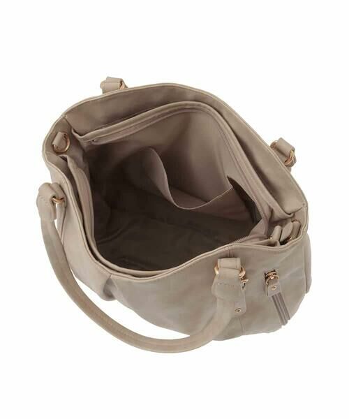 MK MICHEL KLEIN BAG / エムケーミッシェルクランバッグ トートバッグ | [2WAY]合成皮革タックデザイントートバッグ | 詳細14