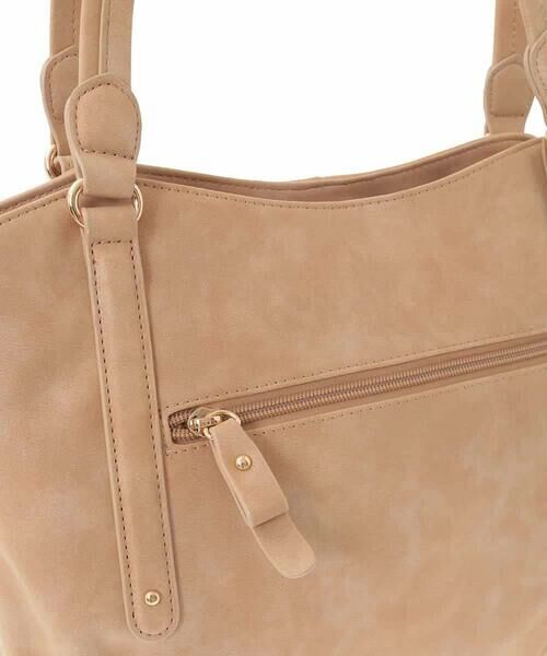 MK MICHEL KLEIN BAG / エムケーミッシェルクランバッグ トートバッグ | [2WAY]合成皮革タックデザイントートバッグ | 詳細7