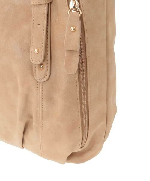 MK MICHEL KLEIN BAG / エムケーミッシェルクランバッグ トートバッグ | [2WAY]合成皮革タックデザイントートバッグ | 詳細8