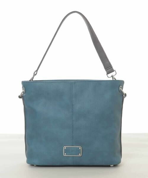 MK MICHEL KLEIN BAG / エムケーミッシェルクランバッグ ショルダーバッグ | [2WAY]メタルタグアクセントショルダーバッグ | 詳細1