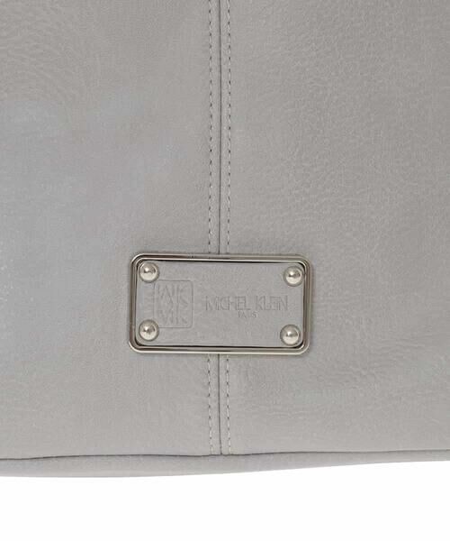 MK MICHEL KLEIN BAG / エムケーミッシェルクランバッグ ショルダーバッグ | [2WAY]メタルタグアクセントショルダーバッグ | 詳細14
