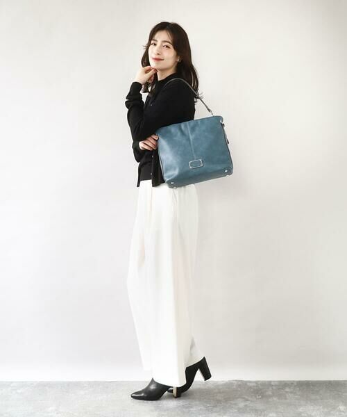 MK MICHEL KLEIN BAG / エムケーミッシェルクランバッグ ショルダーバッグ | [2WAY]メタルタグアクセントショルダーバッグ | 詳細16