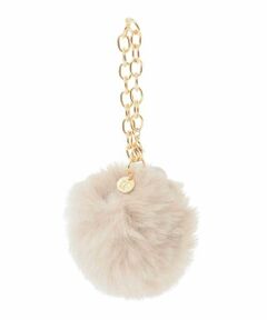 MK MICHEL KLEIN BAG / エムケーミッシェルクランバッグ チャーム | パールモチーフ付きファーチャーム