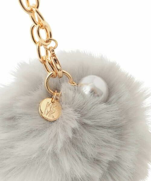 MK MICHEL KLEIN BAG / エムケーミッシェルクランバッグ チャーム | パールモチーフ付きファーチャーム | 詳細3