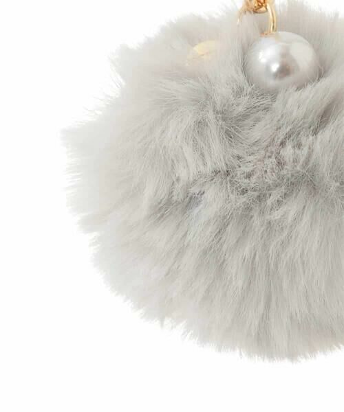 MK MICHEL KLEIN BAG / エムケーミッシェルクランバッグ チャーム | パールモチーフ付きファーチャーム | 詳細4