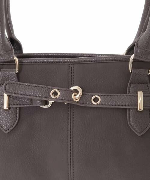 MK MICHEL KLEIN BAG / エムケーミッシェルクランバッグ トートバッグ | [2WAY]ワイドスクエアベルトトートバッグ | 詳細3