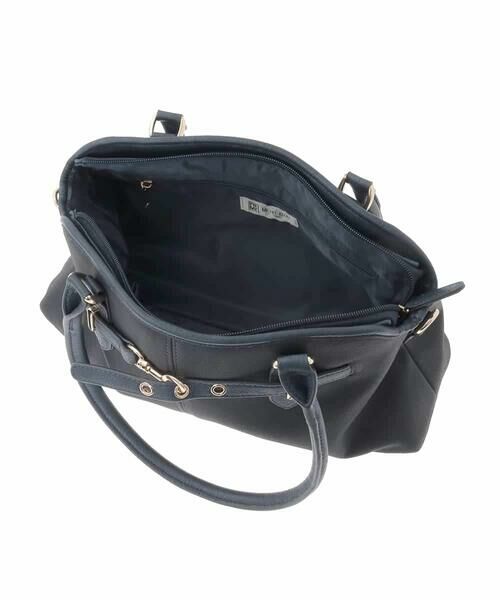 MK MICHEL KLEIN BAG / エムケーミッシェルクランバッグ トートバッグ | [2WAY]ワイドスクエアベルトトートバッグ | 詳細7
