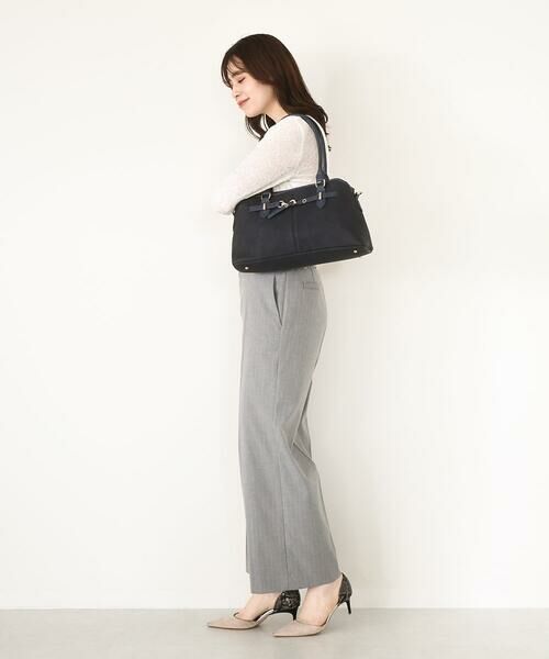 MK MICHEL KLEIN BAG / エムケーミッシェルクランバッグ トートバッグ | [2WAY]ワイドスクエアベルトトートバッグ | 詳細9