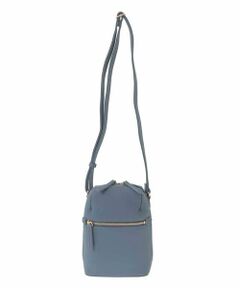 MK MICHEL KLEIN BAG / エムケーミッシェルクランバッグ ショルダーバッグ | 牛革ラウンドジップショルダーバッグ