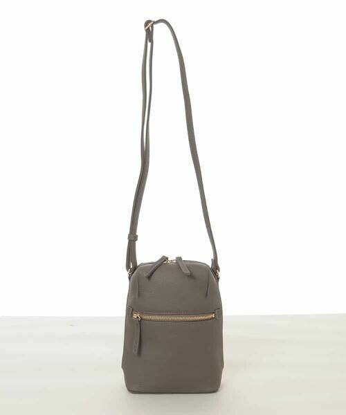 MK MICHEL KLEIN BAG / エムケーミッシェルクランバッグ ショルダーバッグ | 牛革ラウンドジップショルダーバッグ | 詳細1