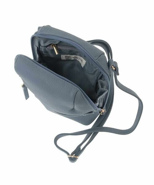 MK MICHEL KLEIN BAG / エムケーミッシェルクランバッグ ショルダーバッグ | 牛革ラウンドジップショルダーバッグ | 詳細11