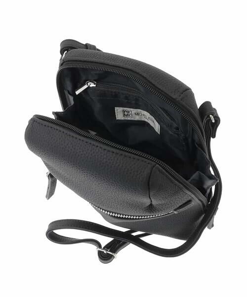 MK MICHEL KLEIN BAG / エムケーミッシェルクランバッグ ショルダーバッグ | 牛革ラウンドジップショルダーバッグ | 詳細14