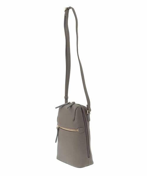 MK MICHEL KLEIN BAG / エムケーミッシェルクランバッグ ショルダーバッグ | 牛革ラウンドジップショルダーバッグ | 詳細3