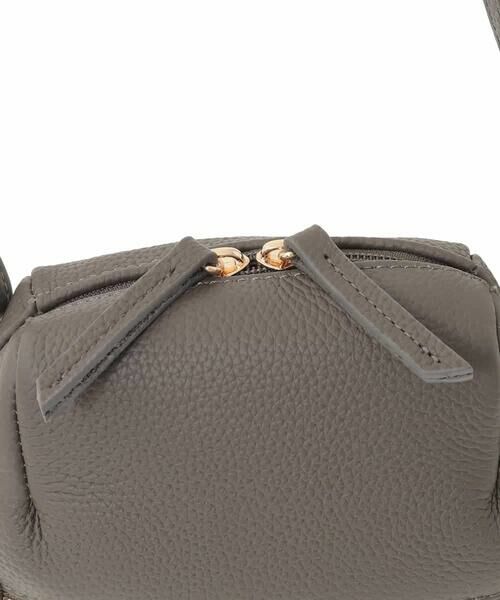 MK MICHEL KLEIN BAG / エムケーミッシェルクランバッグ ショルダーバッグ | 牛革ラウンドジップショルダーバッグ | 詳細5