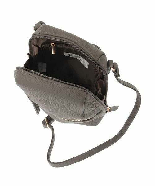 MK MICHEL KLEIN BAG / エムケーミッシェルクランバッグ ショルダーバッグ | 牛革ラウンドジップショルダーバッグ | 詳細9