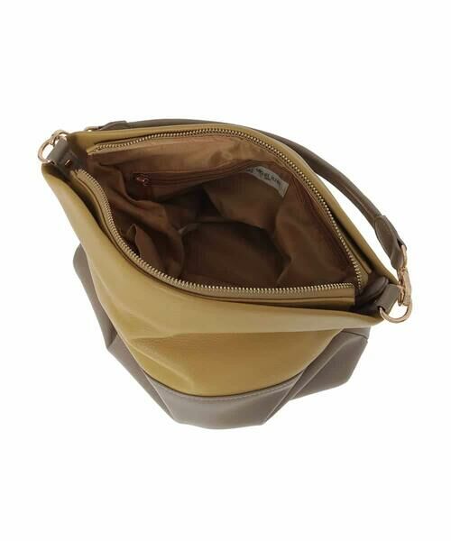 MK MICHEL KLEIN BAG / エムケーミッシェルクランバッグ ショルダーバッグ | [2WAY]バイカラースクエアレザーバッグ | 詳細13