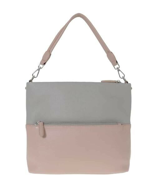 MK MICHEL KLEIN BAG / エムケーミッシェルクランバッグ ショルダーバッグ | [2WAY]バイカラースクエアレザーバッグ | 詳細3