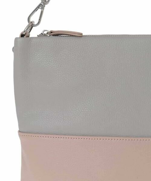 MK MICHEL KLEIN BAG / エムケーミッシェルクランバッグ ショルダーバッグ | [2WAY]バイカラースクエアレザーバッグ | 詳細6