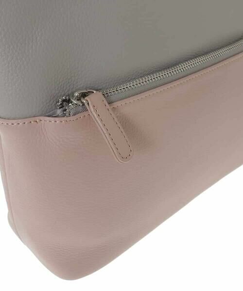 MK MICHEL KLEIN BAG / エムケーミッシェルクランバッグ ショルダーバッグ | [2WAY]バイカラースクエアレザーバッグ | 詳細8