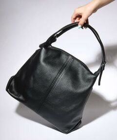 MK MICHEL KLEIN BAG / エムケーミッシェルクランバッグ トートバッグ | 台形カウレザートートバッグ