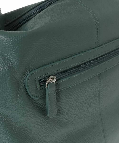 MK MICHEL KLEIN BAG / エムケーミッシェルクランバッグ トートバッグ | 台形カウレザートートバッグ | 詳細6