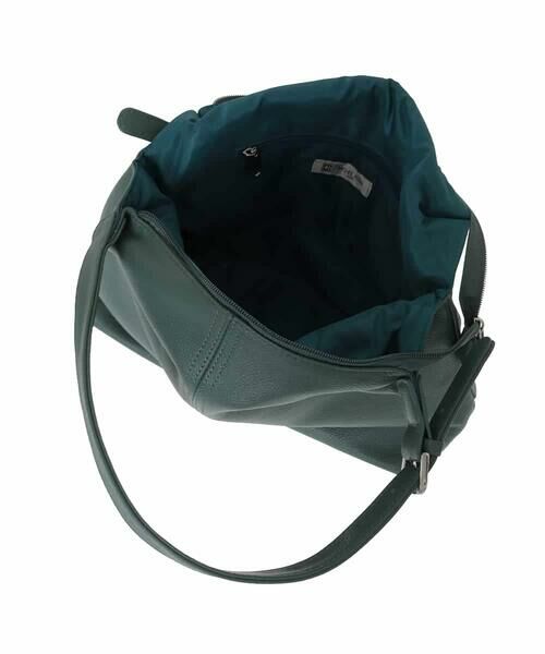 MK MICHEL KLEIN BAG / エムケーミッシェルクランバッグ トートバッグ | 台形カウレザートートバッグ | 詳細9