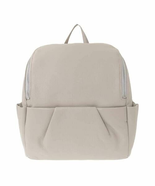 MK MICHEL KLEIN BAG / エムケーミッシェルクランバッグ リュック・バックパック | タックデザインカウレザーリュック | 詳細1