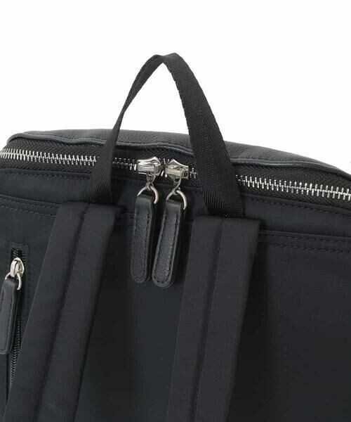 MK MICHEL KLEIN BAG / エムケーミッシェルクランバッグ リュック・バックパック | タックデザインカウレザーリュック | 詳細10