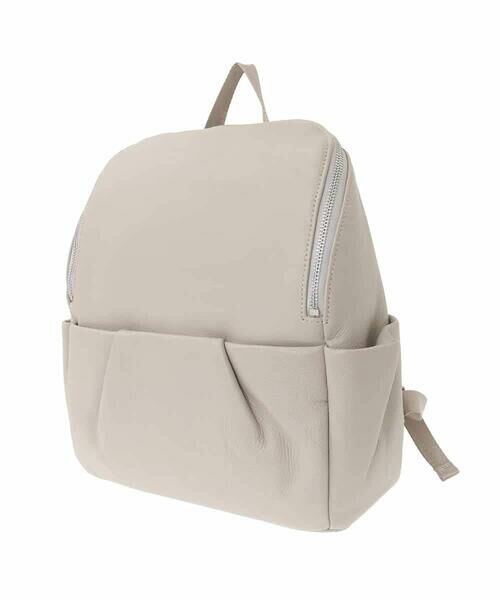 MK MICHEL KLEIN BAG / エムケーミッシェルクランバッグ リュック・バックパック | タックデザインカウレザーリュック | 詳細2