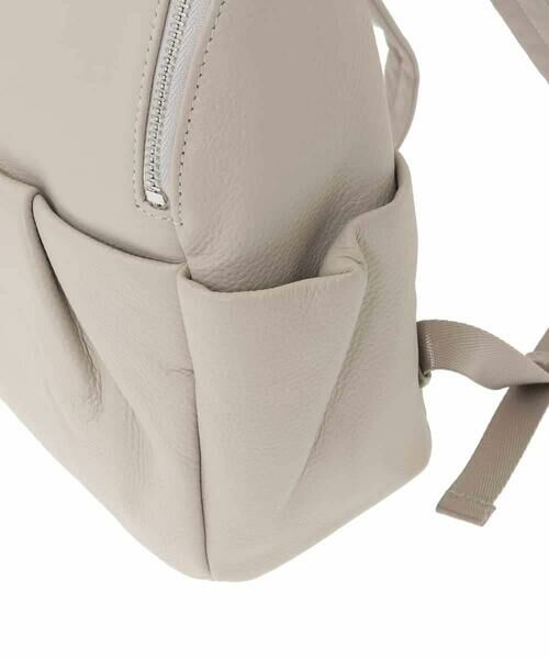 MK MICHEL KLEIN BAG / エムケーミッシェルクランバッグ リュック・バックパック | タックデザインカウレザーリュック | 詳細5