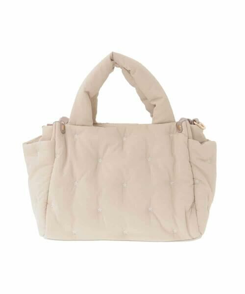 MK MICHEL KLEIN BAG / エムケーミッシェルクランバッグ トートバッグ | [2WAY]スター刺繍パフトートバッグ | 詳細1