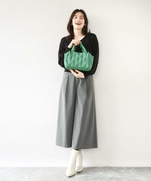 MK MICHEL KLEIN BAG / エムケーミッシェルクランバッグ トートバッグ | [2WAY]スター刺繍パフトートバッグ | 詳細15