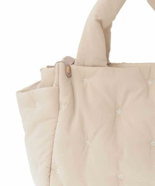 MK MICHEL KLEIN BAG / エムケーミッシェルクランバッグ トートバッグ | [2WAY]スター刺繍パフトートバッグ | 詳細5