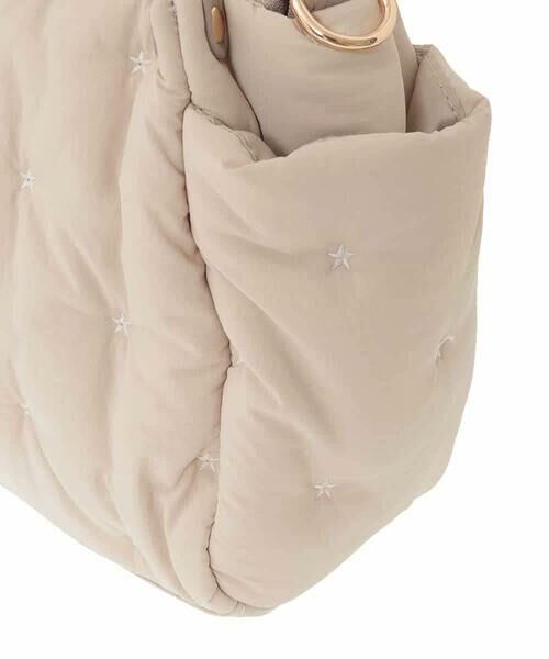 MK MICHEL KLEIN BAG / エムケーミッシェルクランバッグ トートバッグ | [2WAY]スター刺繍パフトートバッグ | 詳細7