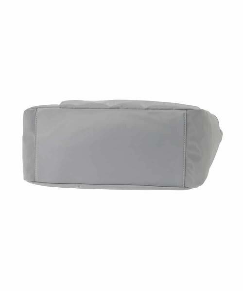 MK MICHEL KLEIN BAG / エムケーミッシェルクランバッグ トートバッグ | [2WAY]レザーパイピングナイロンスクエアトートバッグ | 詳細8