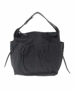 MK MICHEL KLEIN BAG / エムケーミッシェルクランバッグ ショルダーバッグ | [A4収納可]ギャザーポケットナイロンバッグ