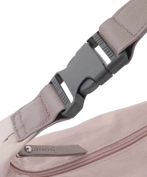 MK MICHEL KLEIN BAG / エムケーミッシェルクランバッグ ショルダーバッグ | [A4収納可]ギャザーポケットナイロンバッグ | 詳細6