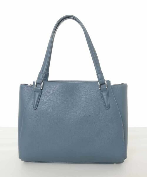 MK MICHEL KLEIN BAG / エムケーミッシェルクランバッグ トートバッグ | [2WAY/A4収納可]合成皮革ポイントデザイントートバッグ | 詳細1