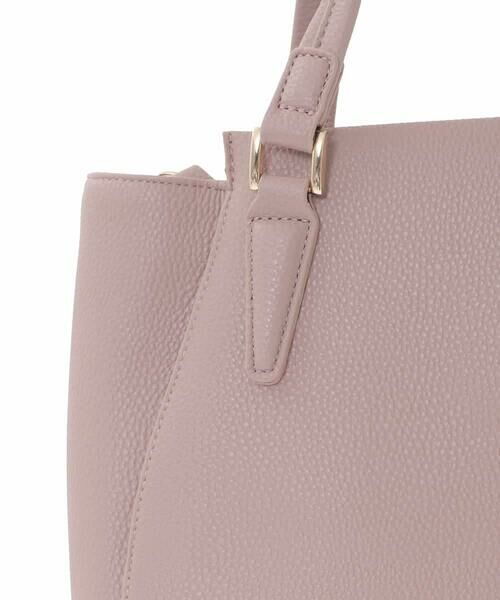 MK MICHEL KLEIN BAG / エムケーミッシェルクランバッグ トートバッグ | [2WAY/A4収納可]合成皮革ポイントデザイントートバッグ | 詳細12