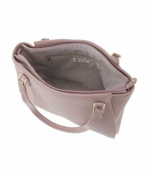 MK MICHEL KLEIN BAG / エムケーミッシェルクランバッグ トートバッグ | [2WAY/A4収納可]合成皮革ポイントデザイントートバッグ | 詳細13