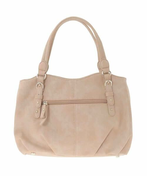 MK MICHEL KLEIN BAG / エムケーミッシェルクランバッグ トートバッグ | [2WAY]シャイニーカラーベルトデザインラウンドトートバッグ | 詳細3