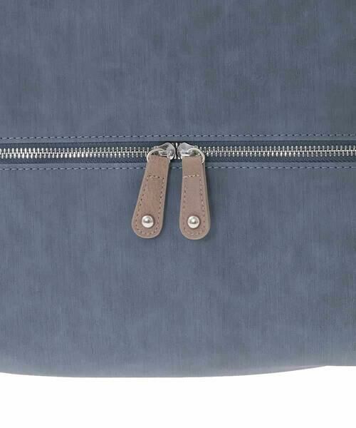 MK MICHEL KLEIN BAG / エムケーミッシェルクランバッグ トートバッグ | [2WAY/A4収納可]デニム風デザイン変形トートバッグ | 詳細11